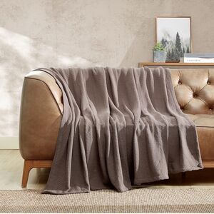 Eddie Bauer mushroom Cotton Blanket. Queen.NEW💕